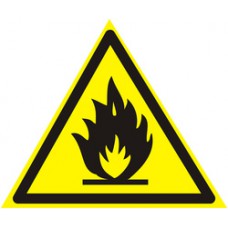 Знак "Легковоспламеняющиеся вещества"